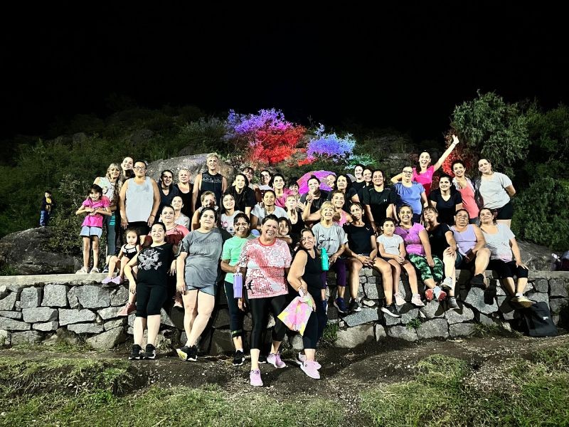Cierre de Zumba con Raúl en el Cerro de la Cruz