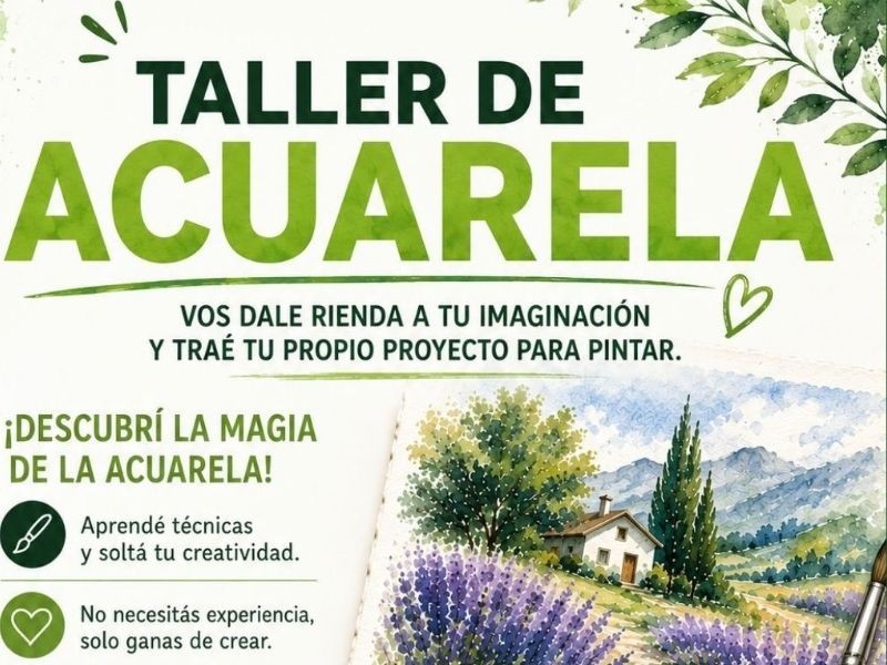 El Taller de Acuarela abre sus puertas a la comunidad