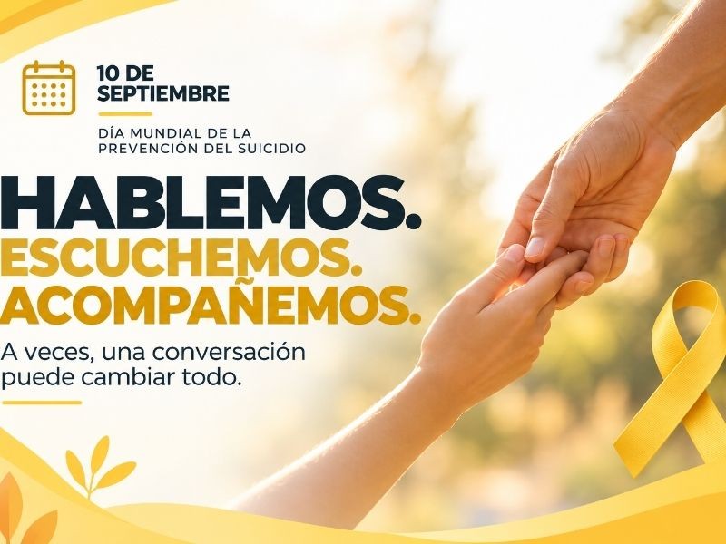 Día Mundial para la Prevención del Suicidio: hablemos, escuchemos y acompañemos